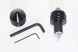 Suzuki Spike Bar Ends - Black - GSXR 600 750 1000 1100 1300, TL1000S, TL1000R, Bandit 1200, SV650, SV1000S, Katana 600 750 Hayabusa Barends