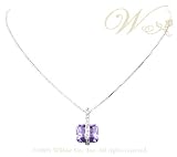 STUDIO 925: *FIREBOLT AMETHYST 4.2TCW CZ PENDANT*