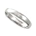 Sterling Silver Wedding Bands 4 mm - Size: 5-7, 9-12