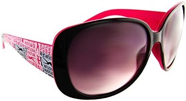 Hustler Clothing Pink Arm Corp Logo Womens Pink and Black Sungla