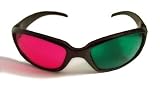 3D glasses for 3D movies. -High quality green magenta 3D glasses for Trioscopic movies