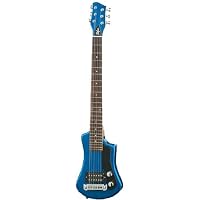 Hofner Shorty Travel Guitar - Blue