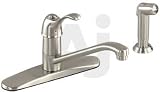 Gerber Allerton Series 40450SS Single Handle Kitchen Cast Spout Faucet with 9-1 16 Spout... by Gerber