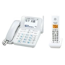 Panasonic デジタルコードレス電話機 ホワイト 子機1台タイプ VE-GP34DL-W