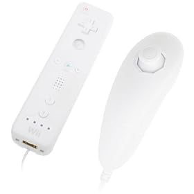 White Silicone Case For Nintendo Wii Remote & Nunchuk