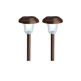 Westinghouse 106102-78  2 Piece Dayton Solar Lights Set, Remington Bronze