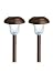 Westinghouse 106102-78  2 Piece Dayton Solar Lights Set, Remington Bronze