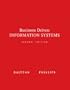 Business Driven Information Systems