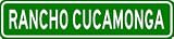 RANCHO CUCAMONGA City Limit Sign - High Quality Aluminum