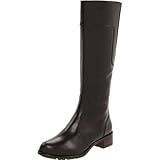 Taryn Rose Women's Tricia Knee-High Boot,Dark Brown Calf,9 M US