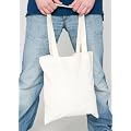 Baumwolltasche natur, lange Henkel, PREMIUM