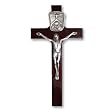 Confirmation Crucifix with Holy Trinity - Wood - Height: 7.5" - IMPORTED FROM ITALY