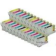 25 Pack 10/3/3/3/3/3 Compatible T048 T048120 T048220-t048320-t048620 Stylus T0481-t0486 Black Cyan Magenta Yellow Light Cyan Light Magenta Ink Inkjet Cartridge