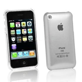 G5 Online Apple iPhone 3G 3GS Silver Hard Back Case Cover Skin + Free Screen Protector + Free Shipping