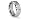Faceted Tungsten Carbide Ring High Polish 8mm