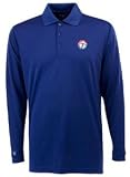 Texas Rangers Long Sleeve Polo Shirt (Team Color) - XX-Large