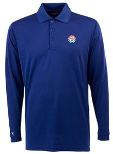 Texas Rangers Long Sleeve Polo Shirt (Team Color) - X-Large