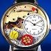 Dachshund Gold Watch