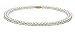 AAA Quality, 18-inch, 6.5-7.0 mm, Double-Strand White Akoya Sea Pearl Necklace