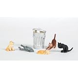 Bachmann Trains Cats with Garbage Can by Bachmann
