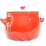 Terracotta Red Beanpot