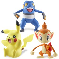 Pokemon: Diamond and Pearl Series 1 - Chimchar, Pikachu & Croagunk
