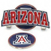 Arizona Wildcats Hat Clip Golf Ball Marker
