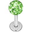 16 Gauge 4mm Green Crystal Ferido Monroe