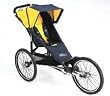 2007 Baby Jogger Performance Single Stroller, Navy/Yellow