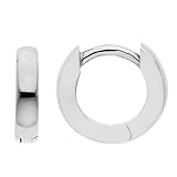 14k White Gold Hinged Earrings