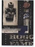 2004 Playoff Hogg Heaven Hogg of Fame Jerseys Bronze #HF14 Marshall Faulk - St. Louis Rams (Piece of Authentic Game-Worn Jersey - Serial #d to 150) (Football Cards)
