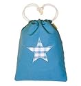 Blue shoe bag