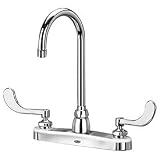 Faucet, 8 Kitchen 5 3/8 Gooseneck Spout, Dome Ha