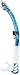 Cressi Foldable Adult Dry Snorkel for Scuba Diving, Snorkeling | Alpha Ultra Dry made in Italy