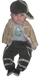 boat in winter coat 21 inch baby