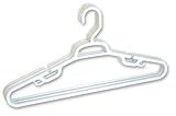 Giant Hanger - 12 Pack - White Plastic Hangers (White) (19