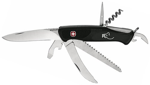 Wenger Original Schweizer Jagd-Taschenmesser NewRanger 67 7-teilig, schwarz Preisvergleich