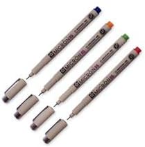 Sakura of America Products - Micron Pen, Waterproof/Fade Resistant, 0.45mm Point, Fresh GN - Sold as 1 EA - Pigma Micron Pen is ideal for graphic art, scrapbooks, archival recording, illustrations, freehand art, rubber stamps, cartooning and fabric design on 100 percent cotton fabric for best results. The formulation of pigment-based ink is more complex and stable than dye-based inks. Archival-quality ink is permanent, fade-resistant, waterproof and chemicalproof. Will not smear or feather when