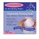Lansinoh 20265 Disposable Nursing Pads, 60-Count Boxes (Pack of 4)