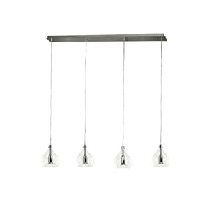 Kenroy Home 80494CH Bubbles Four-Light Island Light with 6-Inch Clear Glass... by Kenroy Home