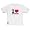 DribbleFactory I Love Boobies White T-Shirt (6 Months)