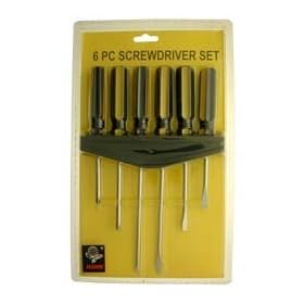 6-PIECE SCREWDRIVE SET W/ WALL MOUNT:PS-33000: Home Improvement