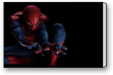 The Amazing Spider Man Canvas Wall Art Prints, Modern Art Oil Painting,Stretched and Framed,Easy Hanging On 18x12 Inch