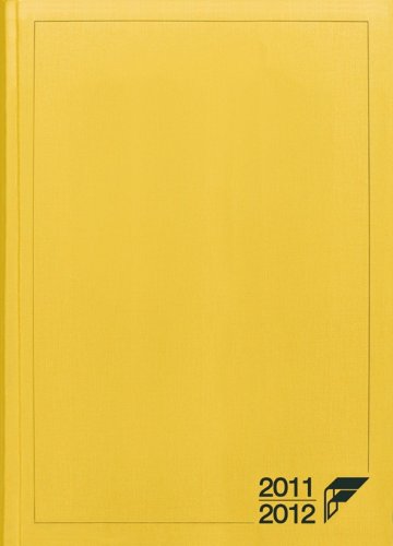 A4 Planer für Lehrerinnen & Lehrer, gelb 2012/2013