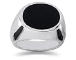 0.00 CTW Men's Diamond Ring in Platinum