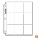25 - 9-pocket Pages for Baseball Cards, Football Cards, Etc (Fits Into 3-ring Notebook) - Sports Trading Cards Collecting Supplies