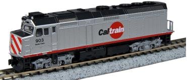 Kato USA Model Train Products EMD F40PH #903 Caltrain N Scale Train-image