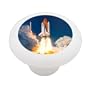 Space Shuttle Launch Decorative High Gloss Ceramic Drawer Knob