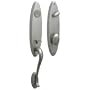 Schlage FA360 VAN 619 Venice Single Cylinder Handleset with Andover Knob Interior, Satin Nickel