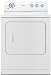Amana NGD4800VQ White Gas Dryer with 6.5 cu. ft. Capacity, Auto Dryness Control, End ...